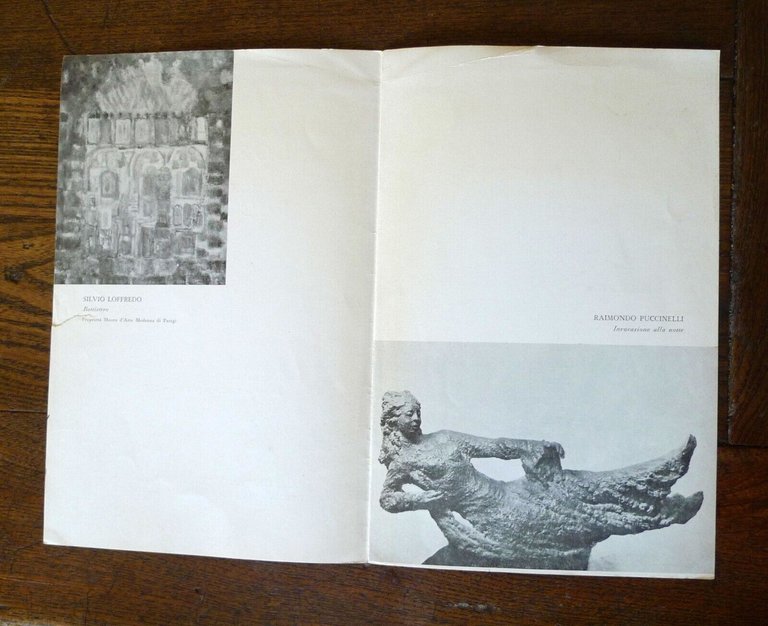Lotto inviti mostre di RAIMONDO PUCCINELLI 1961[arte contemporanea,scultura