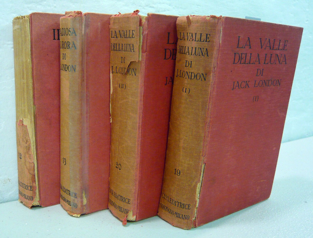 Lotto Jack London,COLLEZIONE ROMANTICA MONDIALE SONZOGNO,1928[Radiosa aurora