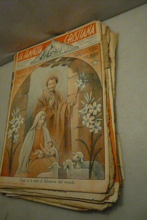 Lotto LA FAMIGLIA CRISTIANA.Settimanale per le famiglie,1942/42/43/45[29 num.