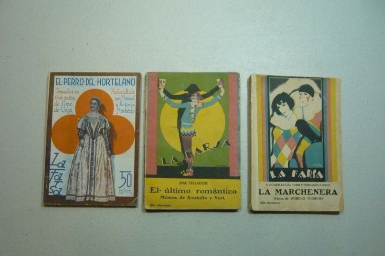 Lotto La Farsa:3 vol.[Gonzalez del Toro,Jose Tellaeche,Lope de Vega