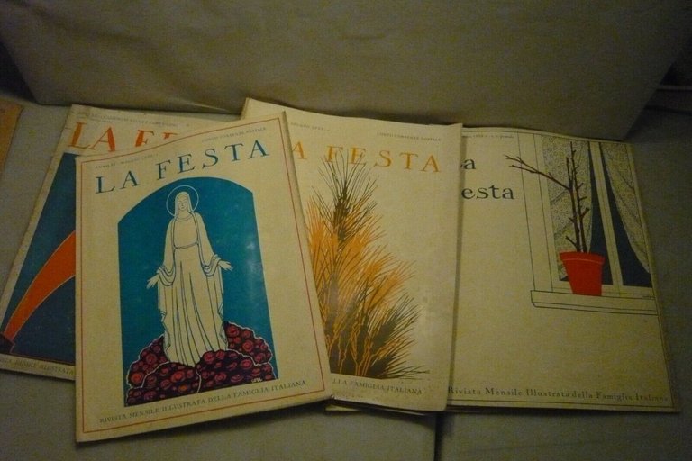Lotto LA FESTA.Rivista mensile illustrata della famiglia italiana, 1932/33