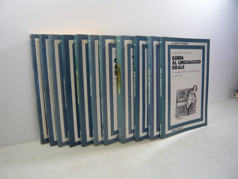 Lotto LE GUIDE DI PAIDEIA,Editori Riuniti,1984/88[scuola,insegnanti,Maragliano