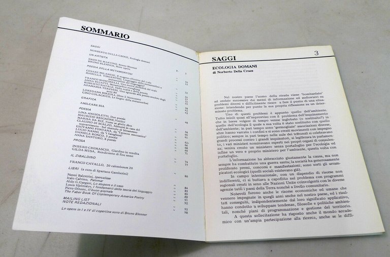 Lotto LETTERA.Rivista trimestrale,1987 Fabbiani[poesia,grafica,arte,annata