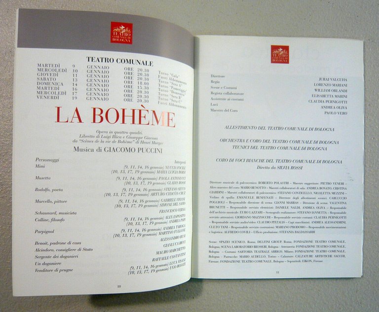 Lotto libretti Teatro Comunale di Bologna,2003[musica,lirica,Rossini,Donizetti
