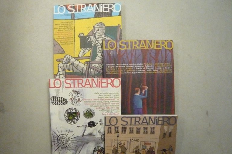 Lotto LO STRANIERO. Arte cultura società,2007[9 numeri,Goffredo Fofi