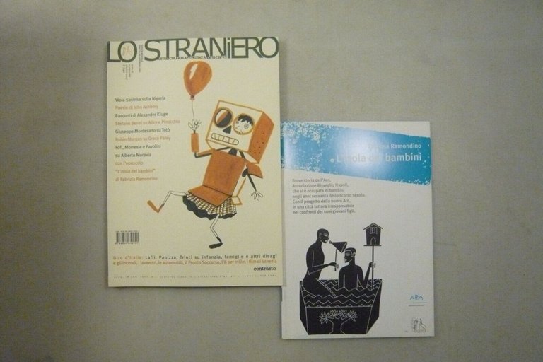 Lotto LO STRANIERO. Arte cultura società,2007[9 numeri,Goffredo Fofi