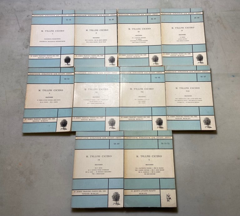 Lotto M.TULLIUS CICERO_SCRIPTORUM ROMANORUM QUAE EXTANT OMNIA, Liviana 1968 | Immagine Gallery 2