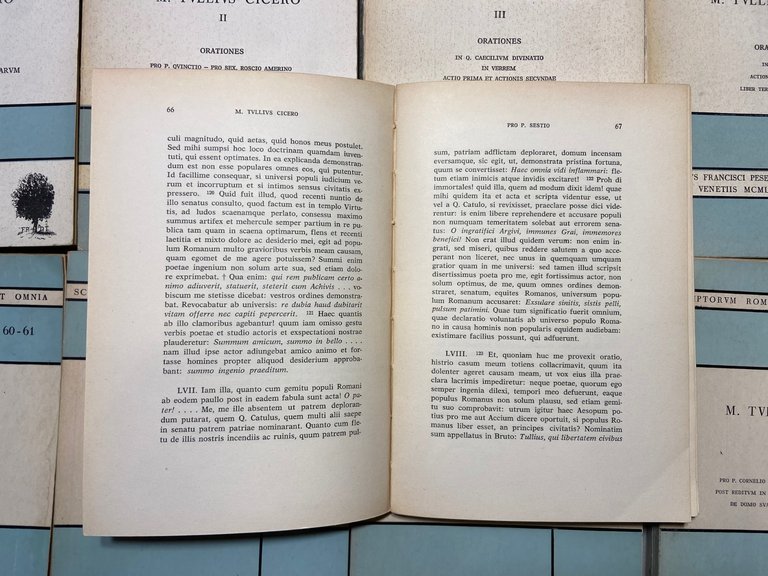 Lotto M.TULLIUS CICERO_SCRIPTORUM ROMANORUM QUAE EXTANT OMNIA, Liviana 1968 | Immagine Gallery 9