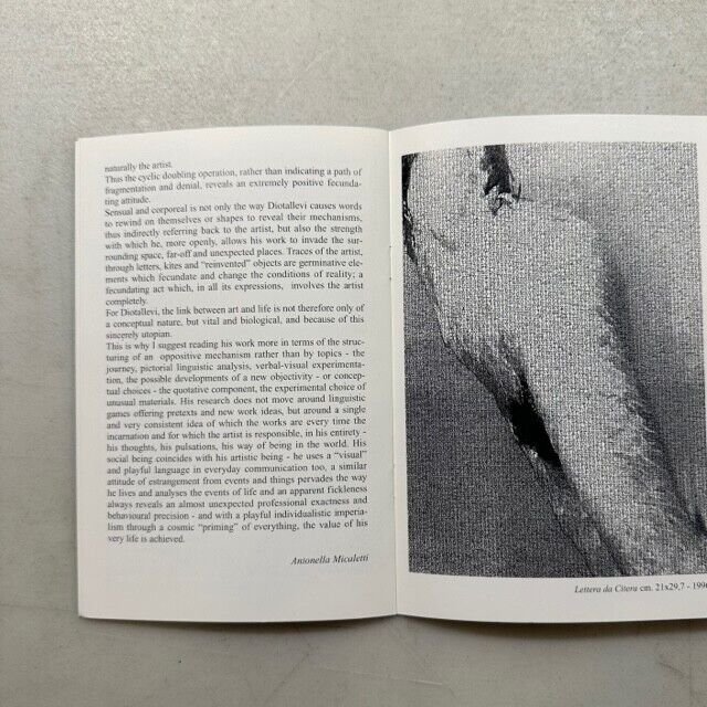 Lotto Marcello Diotallevi,LETTERS FROM KYTHERA,OPERE DAL 1978 AL 1996,FIABE...