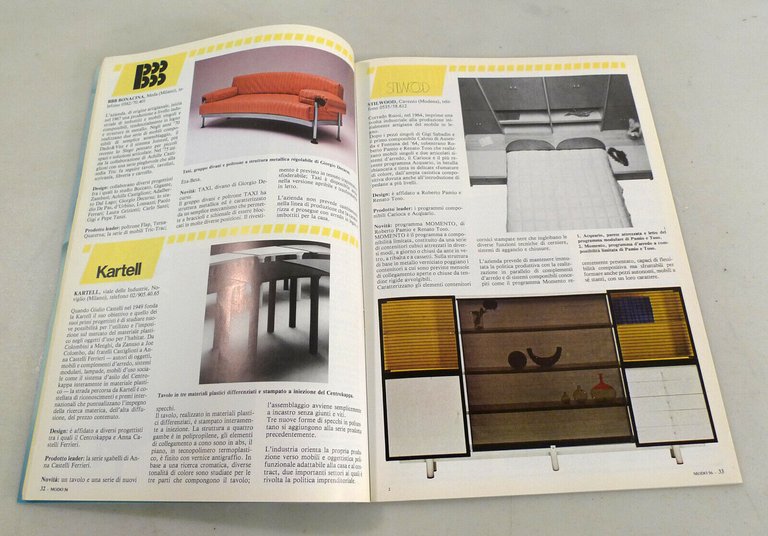Lotto MODO.Mensile di informazione sul design.Annata 1983[architettura