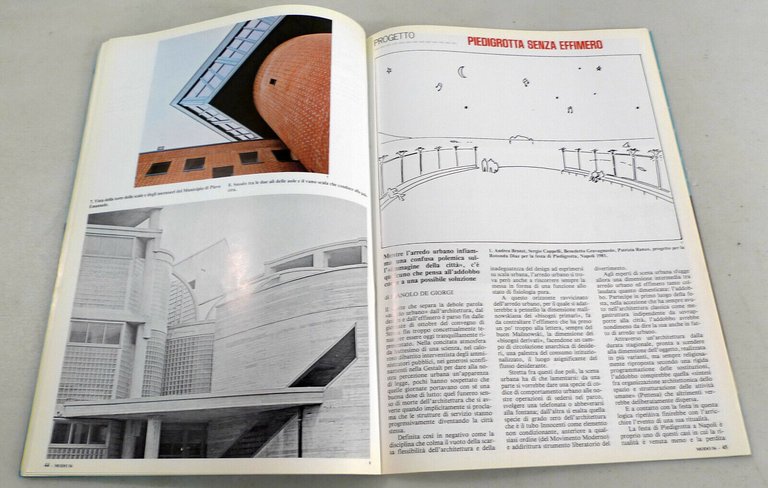Lotto MODO.Mensile di informazione sul design.Annata 1983[architettura
