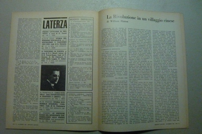 Lotto MONTHLY REVIEW annata 1968, manca aprile[Leo Guberman,Sweezy