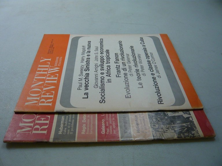 Lotto MONTHLY REVIEW,Dedalo, 1969, 2 numeri[Leo Guberman,Sweezy