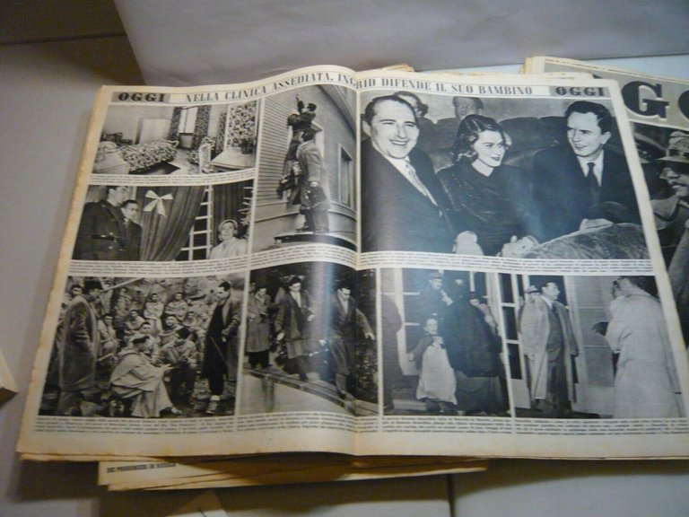 Lotto OGGI.Rivista settimanale di politica, attualità e cultura, 1950, 52 …