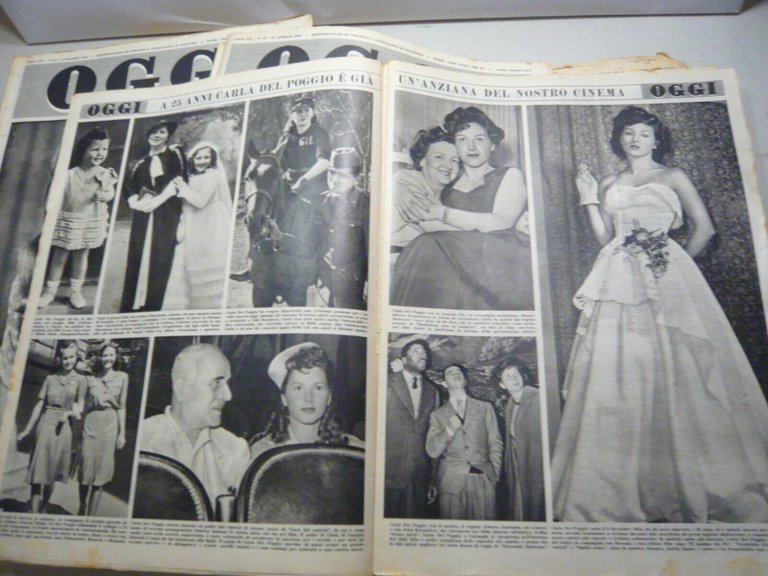 Lotto OGGI.Rivista settimanale di politica, attualità e cultura, 1951, 52 …