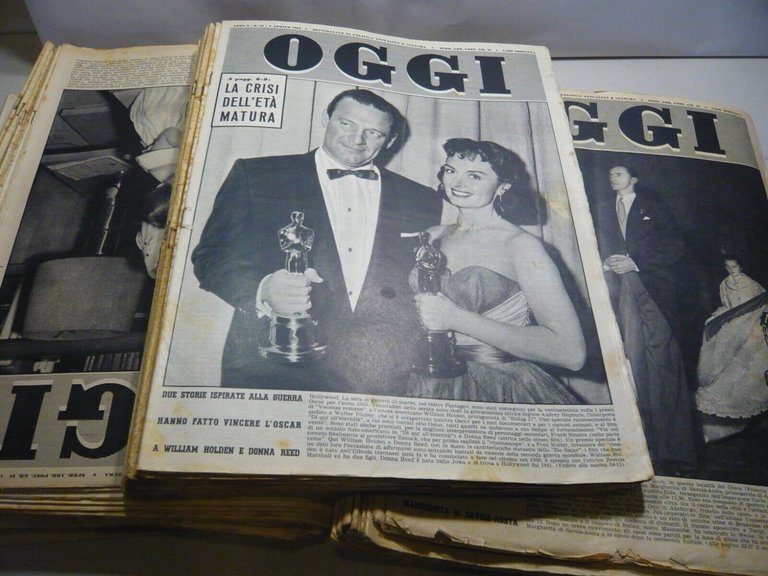 Lotto OGGI.Rivista settimanale di politica, attualità e cultura, 1957, 52 …