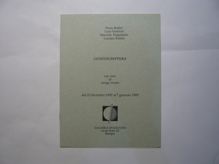 Lotto PAOLO BADINI[poesia, arte, Gentilizi, Rubini