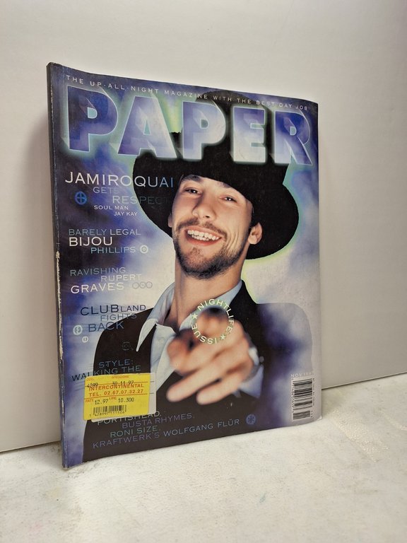 Lotto PAPER magazine 1996/97/98[6 numeri,Milla Jovovich,Jamiroquai,Morcheeba | Immagine Gallery 4