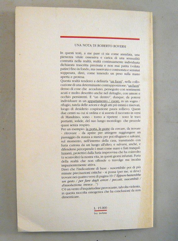 Lotto POESIA,CAMPI MAGNETICI,Tracce[Magaldi,DI ANNO IN ANNO/Francesco Mandrino