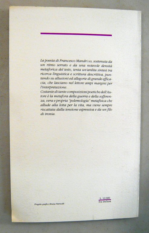 Lotto POESIA,CAMPI MAGNETICI,Tracce[Magaldi,DI ANNO IN ANNO/Francesco Mandrino