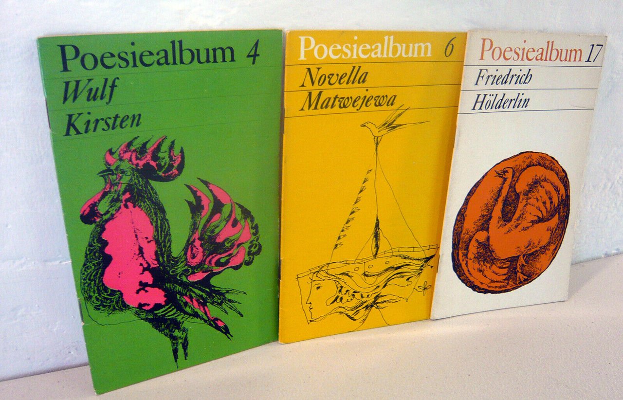 Lotto POESIEALBUM,1968 Neues Leben[poesia,KIRSTEN,MATWEJEWA,HOLDERLIN,MORIKE