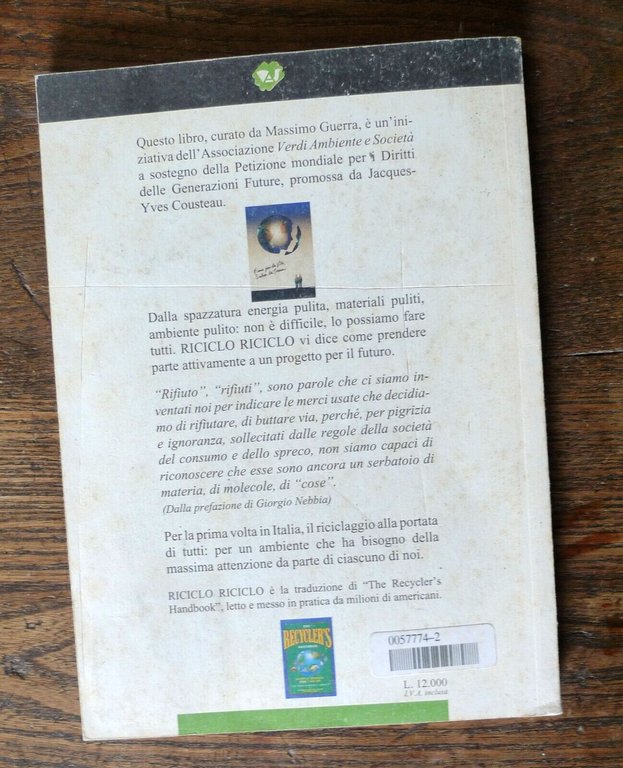 Lotto:PREVENIRE CONVIENE.SEMINARIO'87/RICICLO/L'AMBIENTE IN BOLLETTA,'93[ENERGIA