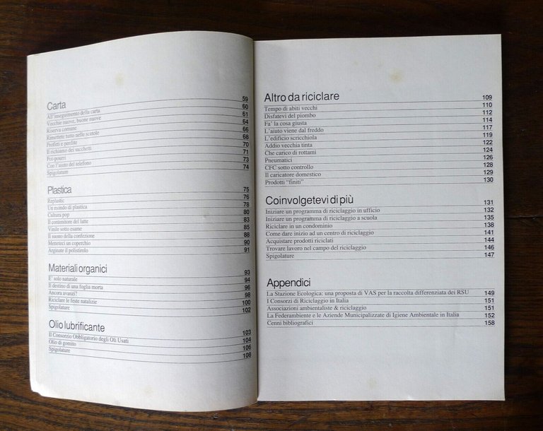 Lotto:PREVENIRE CONVIENE.SEMINARIO'87/RICICLO/L'AMBIENTE IN BOLLETTA,'93[ENERGIA