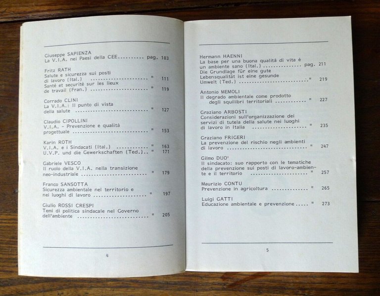 Lotto:PREVENIRE CONVIENE.SEMINARIO'87/RICICLO/L'AMBIENTE IN BOLLETTA,'93[ENERGIA