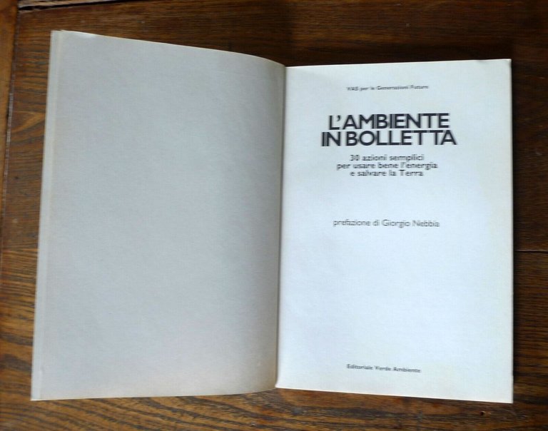 Lotto:PREVENIRE CONVIENE.SEMINARIO'87/RICICLO/L'AMBIENTE IN BOLLETTA,'93[ENERGIA