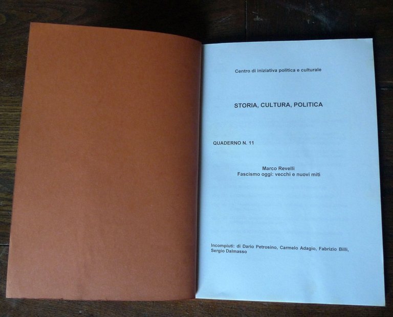 Lotto QUADERNI CIPEC 1998-2019 Cuneo[Sergio Dalmasso,marxismo,storia,politica | Immagine Gallery 2