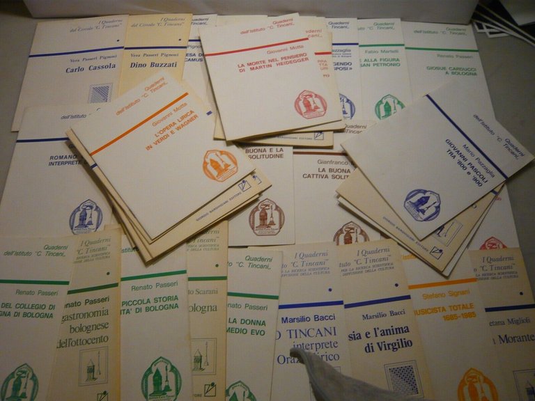 Lotto QUADERNI DELL’ISTITUTO TINCANI[Renato Passeri,Gianfranco Morra,Luisa Brusa