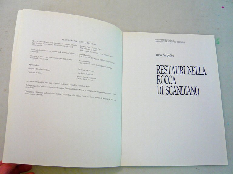 Lotto QUADERNI DI RESTAURO.Emilia[architettura,Rocca Scandiano,Parma,Piacenza