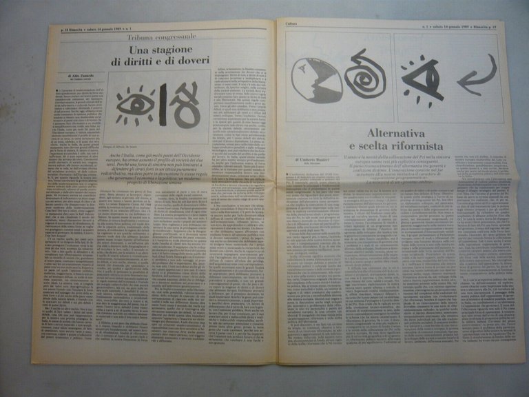 Lotto RINASCITA.Settimanale fondato da Palmiro Togliatti, 1980 annata completa