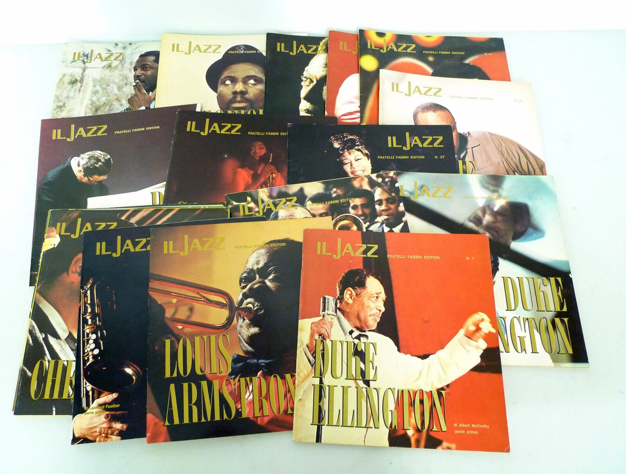Lotto rivista IL JAZZ,Fabbri 1968[DUKE ELLINGTON,MILES DAVIS,MINGUS,MONK,VAUGHAN