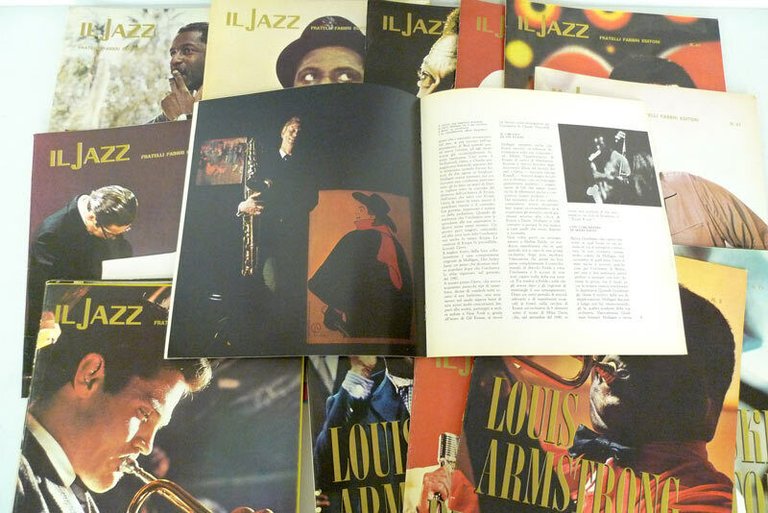 Lotto rivista IL JAZZ,Fabbri 1968[DUKE ELLINGTON,MILES DAVIS,MINGUS,MONK,VAUGHAN
