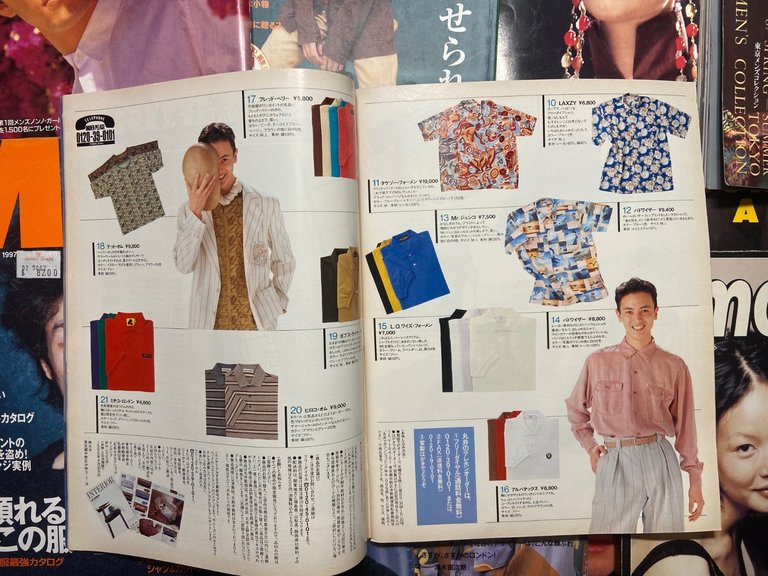 Lotto riviste giapponesi di moda[MENS’S NON-NO,X-MEN,Hi FASHION | Immagine Gallery 5