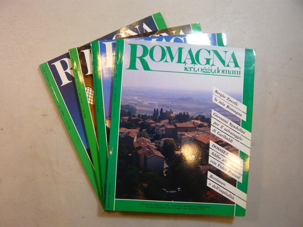 Lotto: ROMAGNA Ieri, oggi, domani,1988/89, Tedeschini ATLANTE ROMAGNOLO