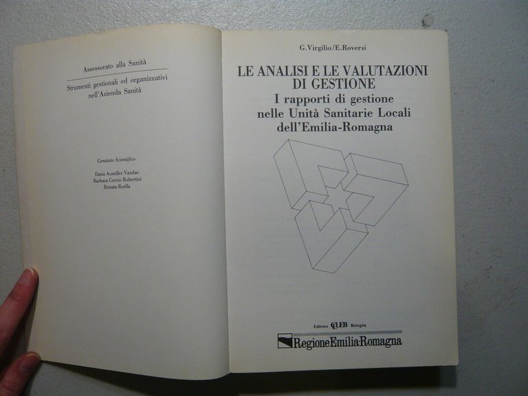 Lotto SANITA' EMILIA RAMAGNA, Clueb 1990[USL, gestione, servizi ospedalieri
