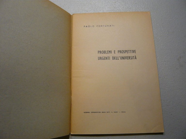 Lotto scritti di PAOLO FORTUNATI, 1957-59 [politica economia
