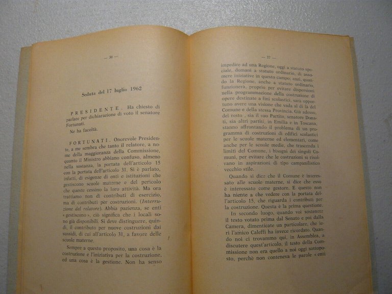 Lotto scritti di PAOLO FORTUNATI, 1957-59 [politica economia