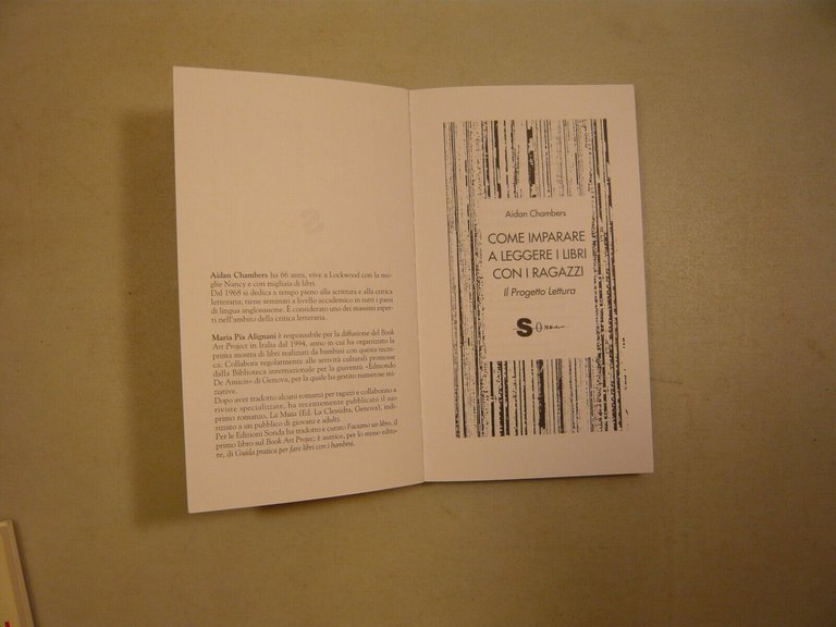 Lotto Sonda ed.[bambini,libri,lettura,Aidan Chambers,Pia Alignani