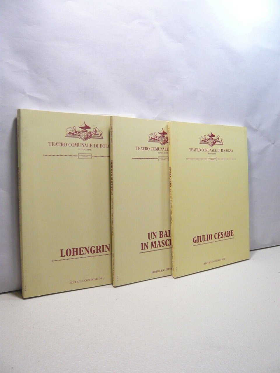 Lotto TEATRO COMUNALE DI BOLOGNA[opera, balletto, Giulio Cesare, Lohengrin