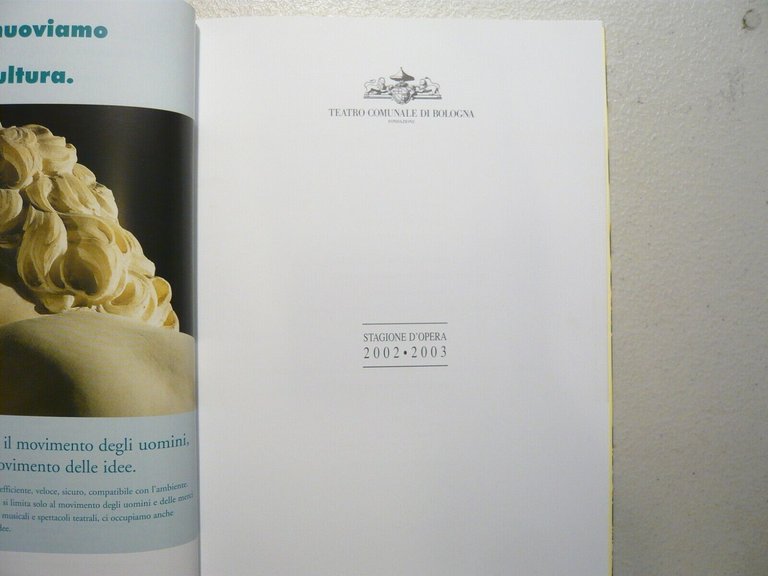 Lotto TEATRO COMUNALE DI BOLOGNA[opera, balletto, Giulio Cesare, Lohengrin