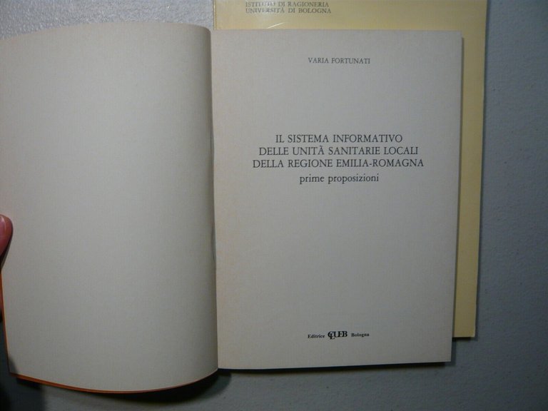 Lotto VARIA FORTUNATI MARZAROLI,1975 - 2002[economia, bilancio,Matacena