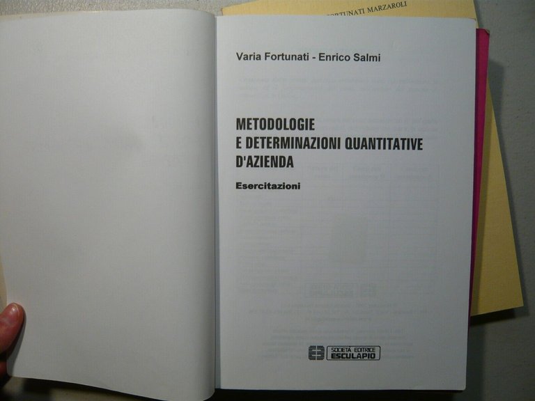 Lotto VARIA FORTUNATI MARZAROLI,1975 - 2002[economia, bilancio,Matacena