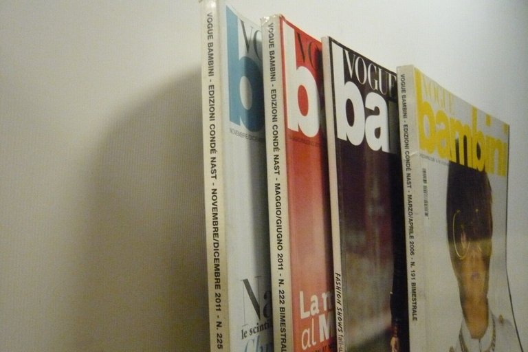 Lotto VOGUE BAMBINI,Condé Nast 2006/2011
