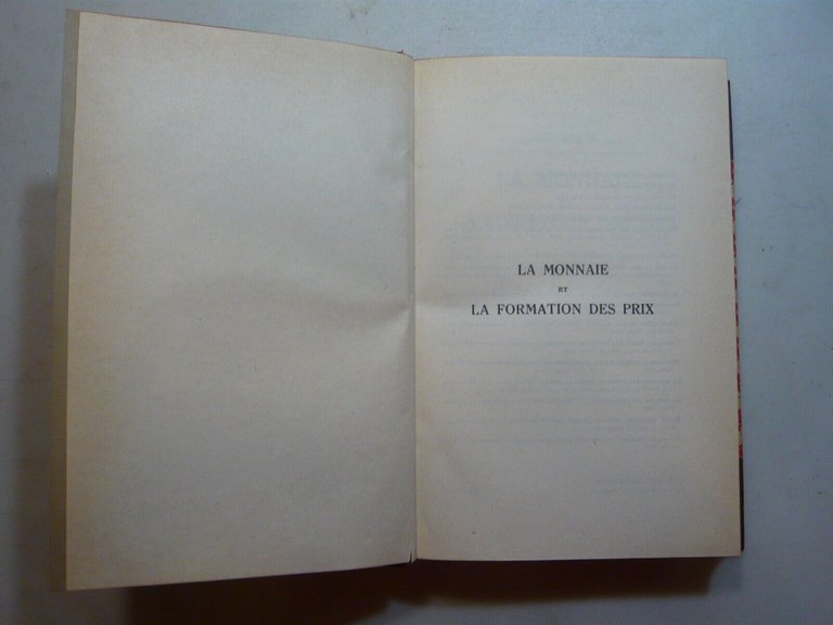 Louis Baudin,LA MONNAIE ET LA FORMATION DES PRIX, Recueil Sirey, …