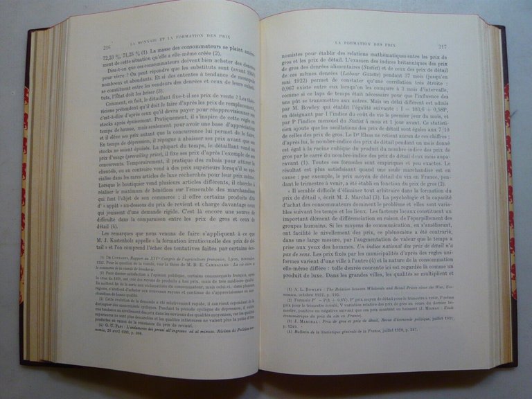 Louis Baudin,LA MONNAIE ET LA FORMATION DES PRIX, Recueil Sirey, …