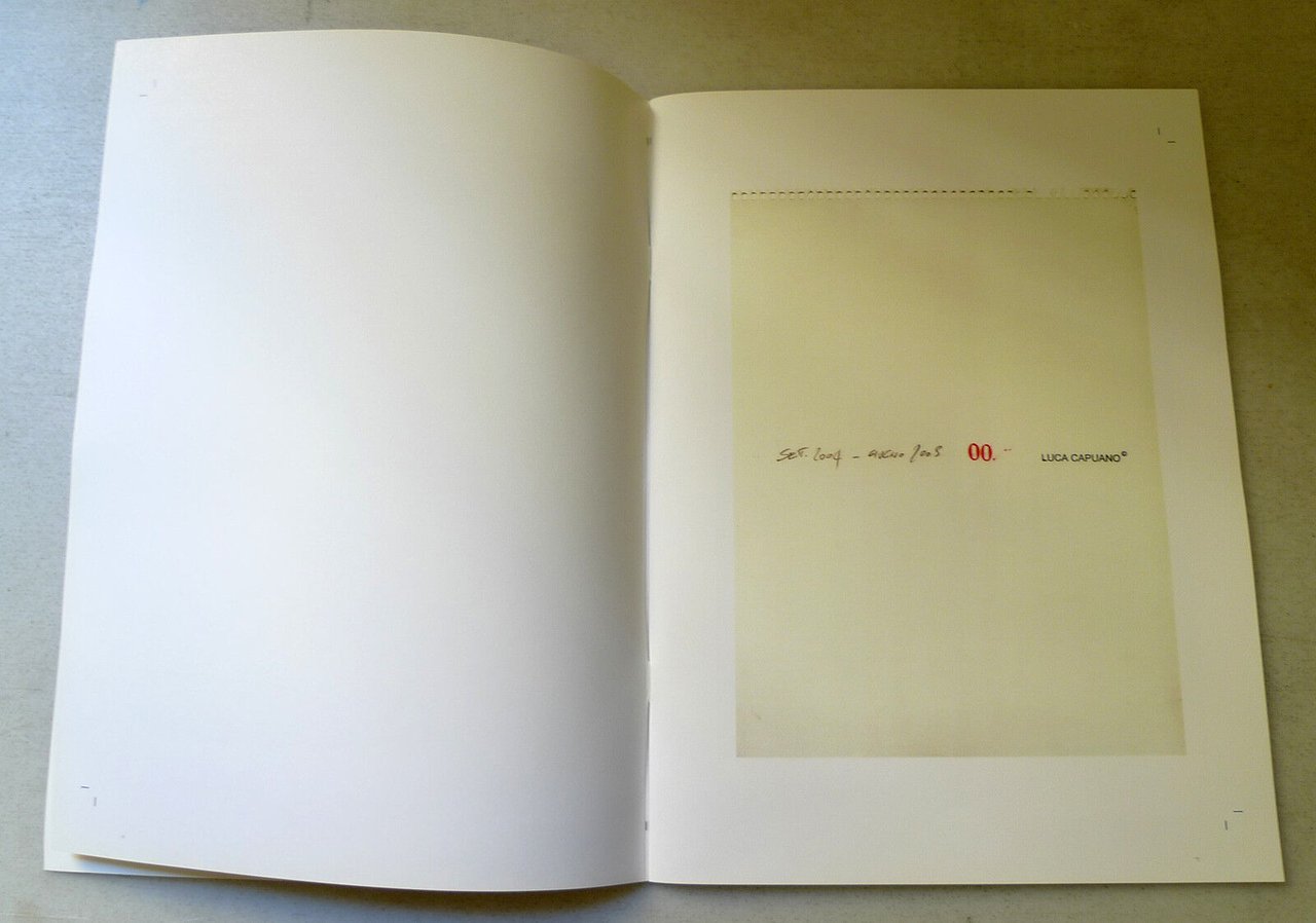 Luca Capuano,00.FOTOGRAFIA E RICERCA,2005,tiratura limitata
