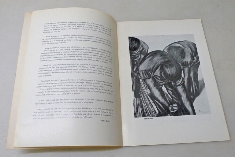 LUCIA LABRIOLA.Catalogo della mostra,1974 Milano[arte,pittura,autografo